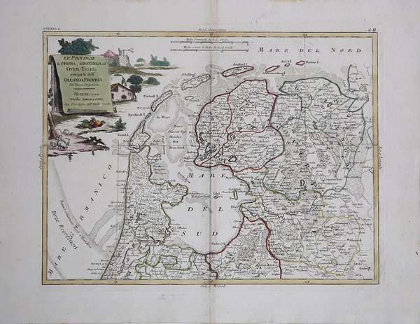 Le Provincie di Frisia, Groninga ed Over-Yssel con parte dell'Ollanda …