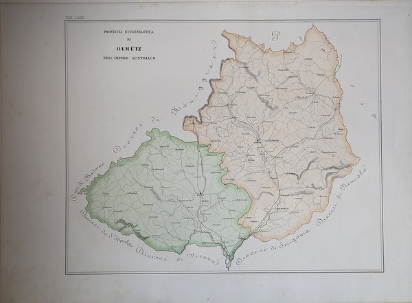 Provincia Ecclesiastica di Olmutz nell'Impero Austriaco