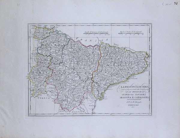 La Provincia di Soria e le Provincie di Guipuzcoa Navarra …