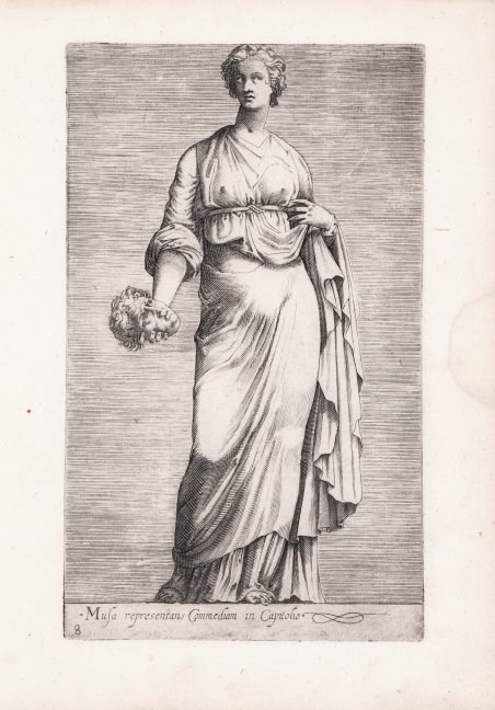 Musa representans Commediam in Capitolio (Talia)