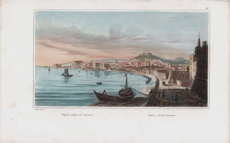 Napoli, veduta del Carmine / Naples, vue del Carmine
