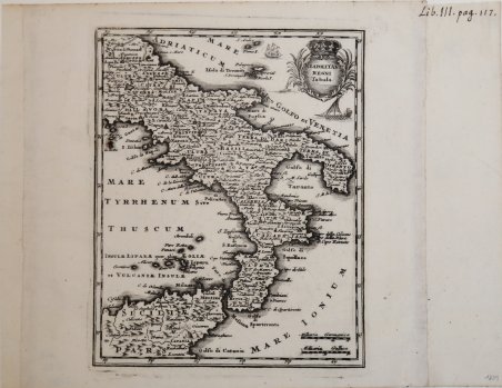 Neapolitani Regni Tabula.