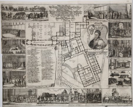 Neuer und genauester Gründriss des Conclave mit seinem.