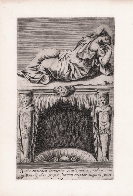 Ninfae cuiusdam dormientis simulacrum. (Arianna)