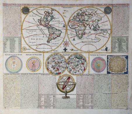 Nouvelle Carte Pour Conduire a l'Astronomie et à la Geographie …