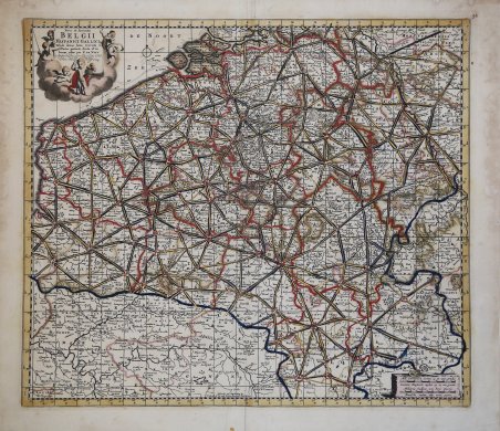 Nova et Accurata Belgii Hispanici Gallici Tabula…