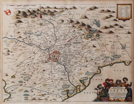 Nova & exacta Chorographia Latii sive Territorii Romani iuxta veterem …