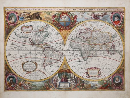 Nova Totius Terrarum Orbis Geographica Ac Hydrographica Tabula