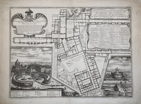 Nuova et Essatta Pianta del Conclave fatto in Sede Vacante …