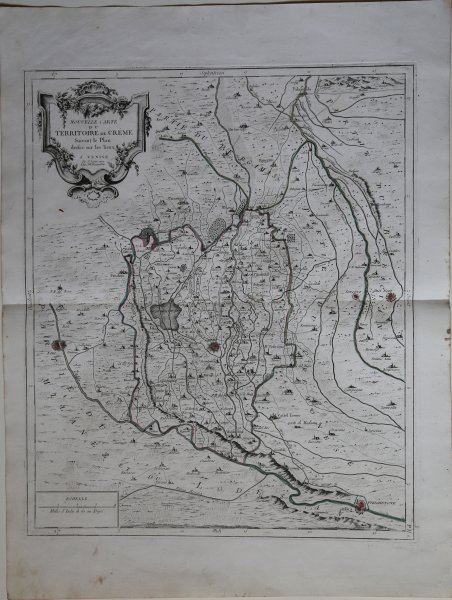 Nuovelle Carte du Territoire de Crème suivant le Plan dressée …