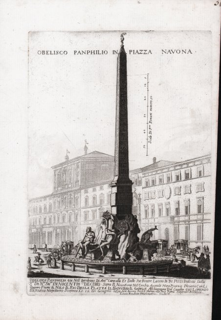 Obelisco Panphilio in Piazza Navona