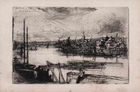 Old Chelsea, Out of Whistler's Window (Battersea Reach)