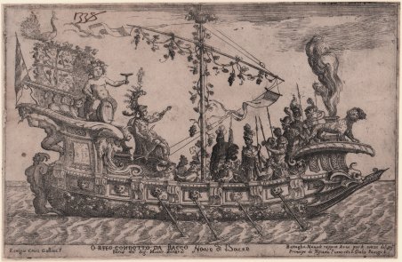 Orfeo Condotto da Bacco/Barca del. Sig. Nicolo Berardi