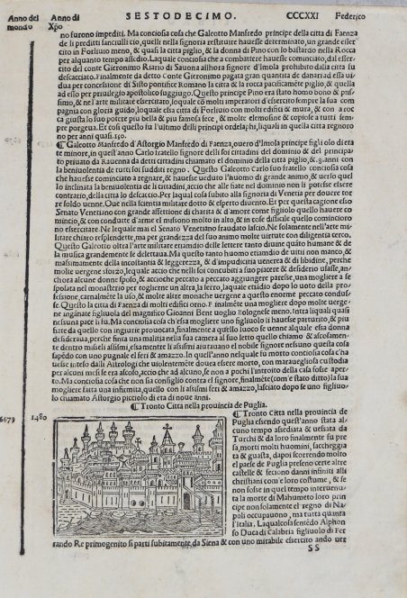 Tronto Citta nella provincia de Puglia