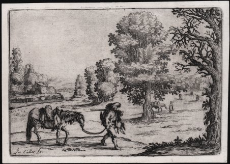 Paesaggio con cacciatore