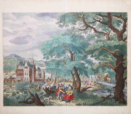 Paesaggio con David e Nabal