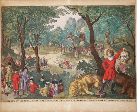 Paesaggio con Davide e Golia