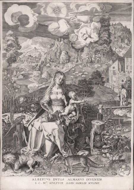 Paesaggio con Vergine e Bambino