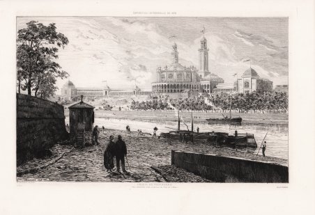 Palais de Trocadéro / Vue d'ensemble prise au dessous du …