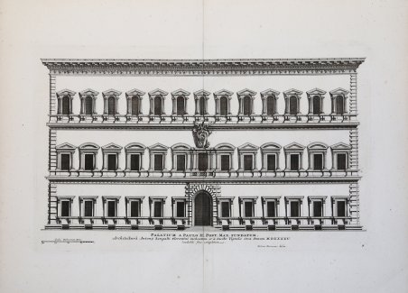 Palatium a Paulo III. Pont. Max. Fundatum, Architectura Antonij Sangalli …