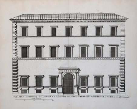 Palatium Dominorum Millionorum a S. Salvatore in regione Columnensi, Architectura …