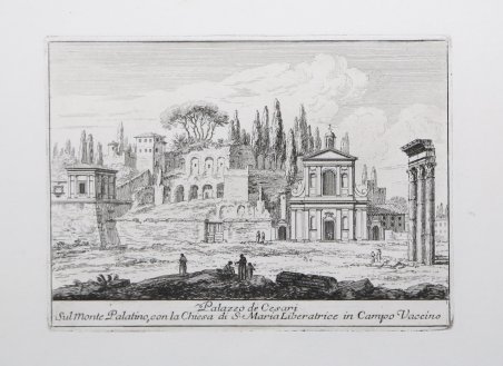 Palazzo de Cesari sul Monte Palatino, con la Chiesa di …