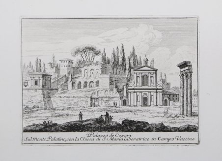 Palazzo de Cesari sul Monte Palatino, con la Chiesa di …