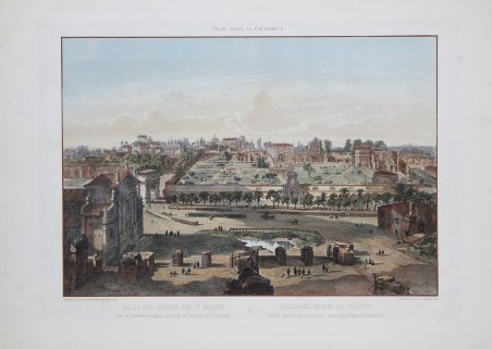 Palazzo de' Cesari sul Palatino, veduta dell'entrata principale, presa dalla …