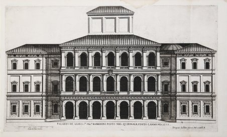 Palazzo de gli Ecc.mi Sig.ri Barberini posto nel Quirinale finito … | Immagine Gallery 2