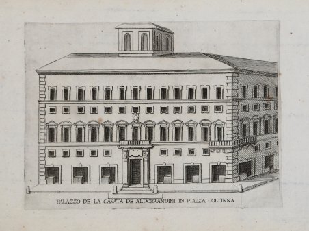 Palazzo de la Casata de Aldobrandini in Piazza Colonna