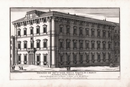 Palazzo dè Sig.ri D'Aste nella Piazza di S. Marco