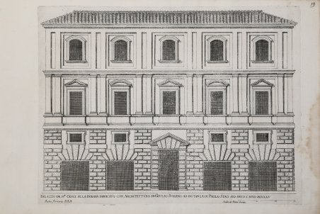 Palazzo de SS.ri Cenci alla dogana fabricato con architettura di …
