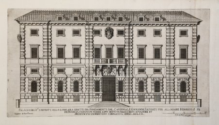 Palazzo de SS.ri Salviati alla Longara eretto da fondamenti dal …
