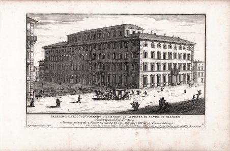 Palazzo dell'ecc.[ellentissi]mo sig.[no]r principe Giustiniani su' la Piazza di S. …