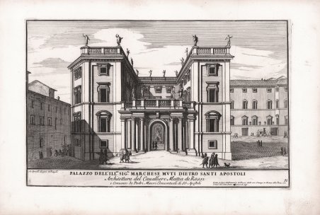Palazzo dell'Ill.mo Sig.r Marchese Muti dietro Santi Apostoli | Immagine Gallery 2