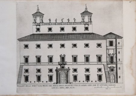 Palazzo della Seren.ma casa Medici nel monte Pincio architettura di …