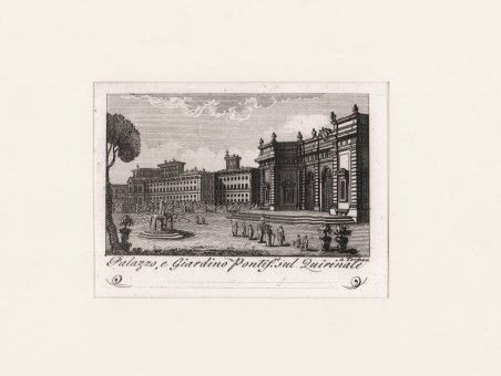 Palazzo, e Giardino Pontif. sul Quirinale
