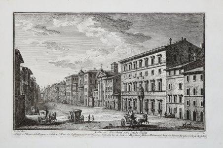 Palazzo Sacchetti sulla Strada Giulia