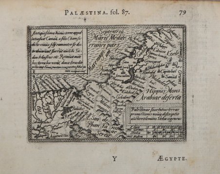 Palestinae sive totius terrae promissionis nova descriptio | Immagine Gallery 2