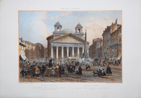 Panthéon d'Agrippa, aujourd'hui Eglise de S.te Marie des Martyrs, et …