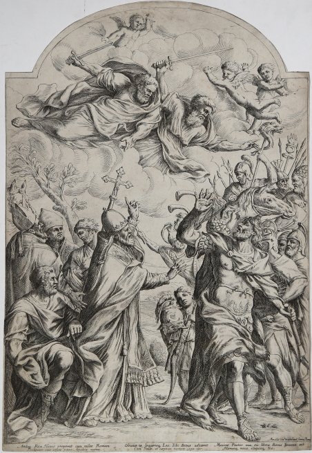 Papa Leone respinge Attila dalle porte di Roma e indica …