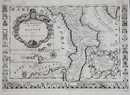 Parte Meridionale del Regno di Napoli ed Isole Adiacenti | Immagine principale