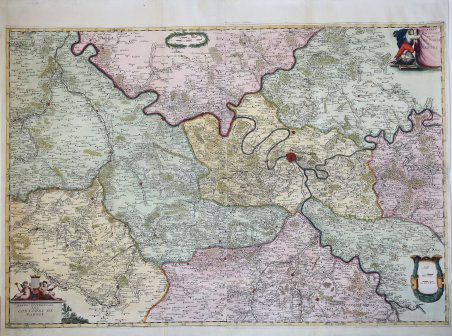 Parte occidentale delli contorni di Parigi