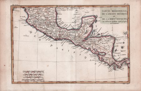 Partie Meridionale de l'Ancien Mexique ou de la Nouv.le Espagne
