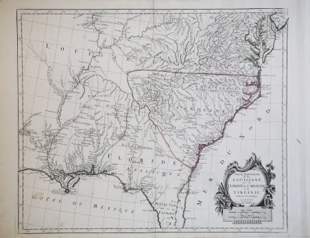 Partie Méridionale de la Louisiane, avec la Floride, la Caroline …