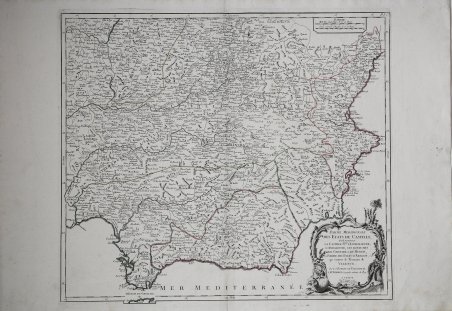 Partie Meridionale Des Etas de Castille… Valence.