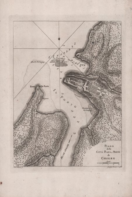 Piano della Città Rada, e Porto di Chagre