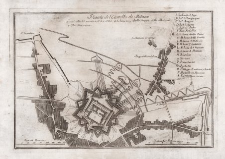 Pianta del Castello di Milano | Immagine Gallery 2
