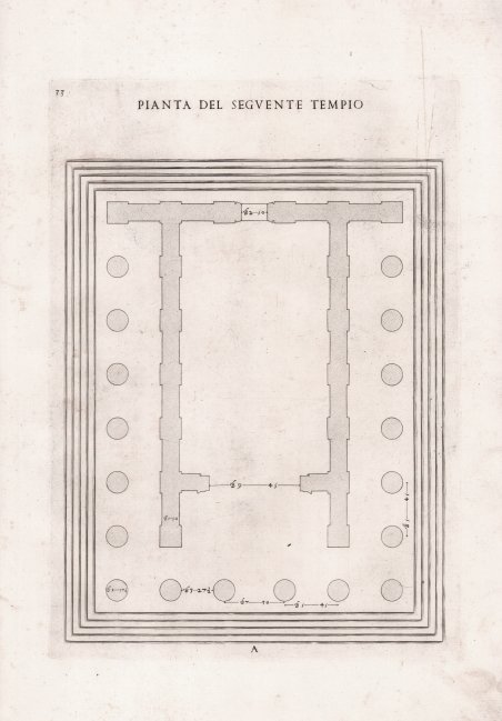 Pianta del Seguente Tempio