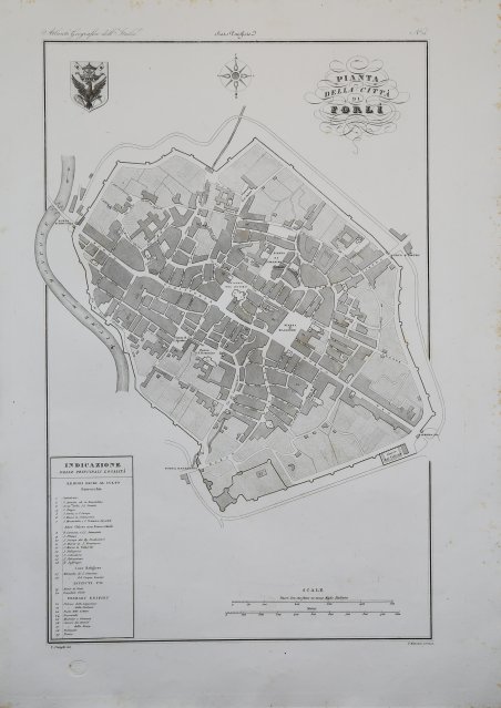 Pianta della Città di Forlì